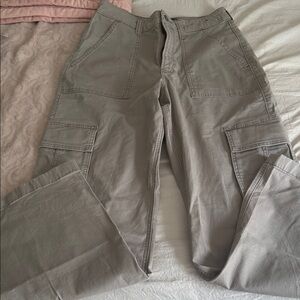 Hollister Taupe Ultra High-Rise Pants